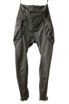 画像をギャラリービューアに読み込む, masnada ICONIC ZIP PANTS / STRETCH REPURPOSED COTTON (DUST)