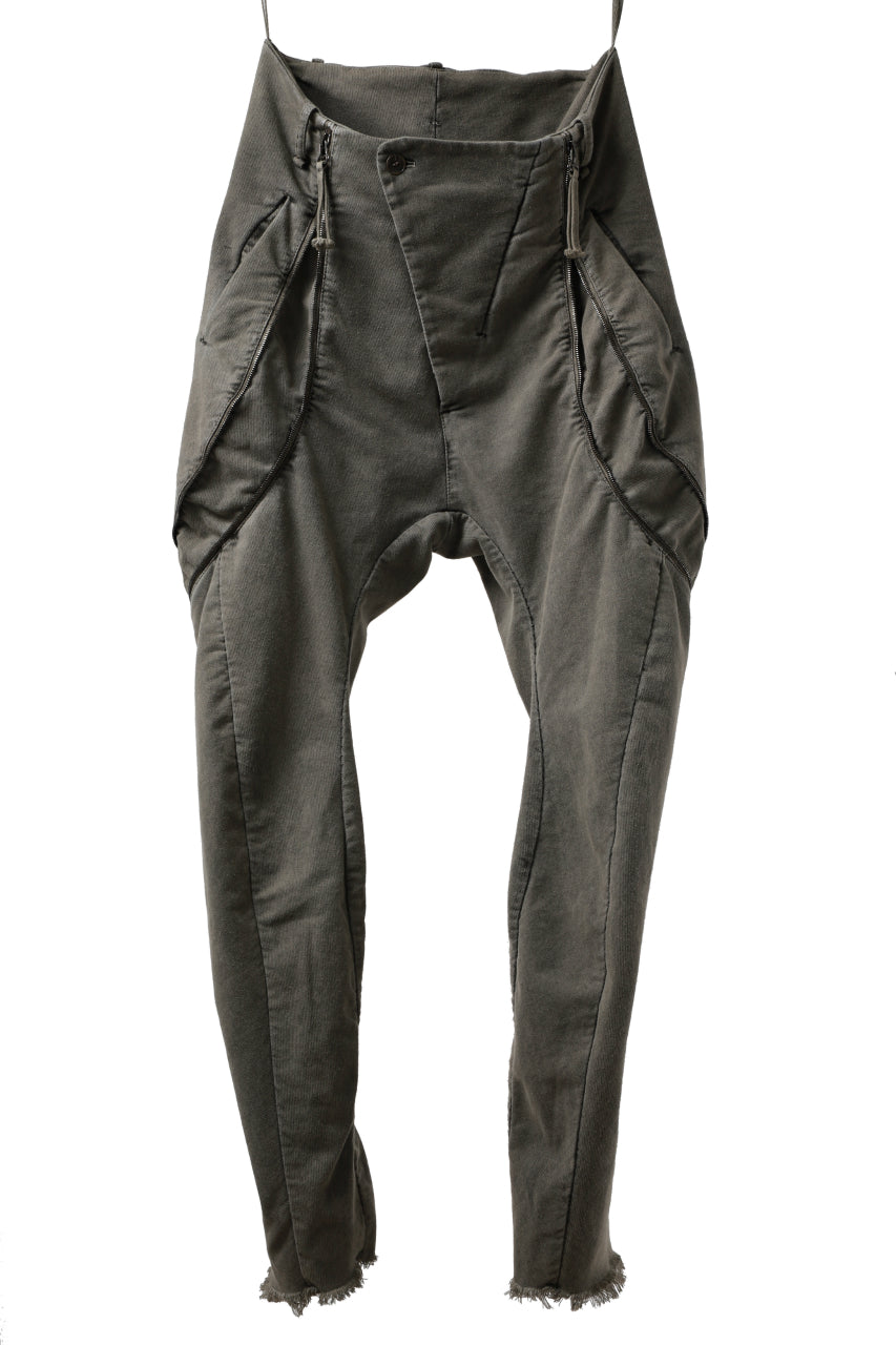 画像をギャラリービューアに読み込む, masnada ICONIC ZIP PANTS / STRETCH REPURPOSED COTTON (DUST)