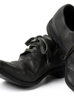 画像をギャラリービューアに読み込む, A DICIANNOVEVENTITRE A1923 DERBY SHOES 033N / HORSE FIORE OILED LEATHER (NERO)