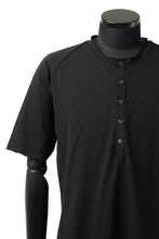 Load image into Gallery viewer, ierib raw edge Tee type-H  / light jersey (BLACK)