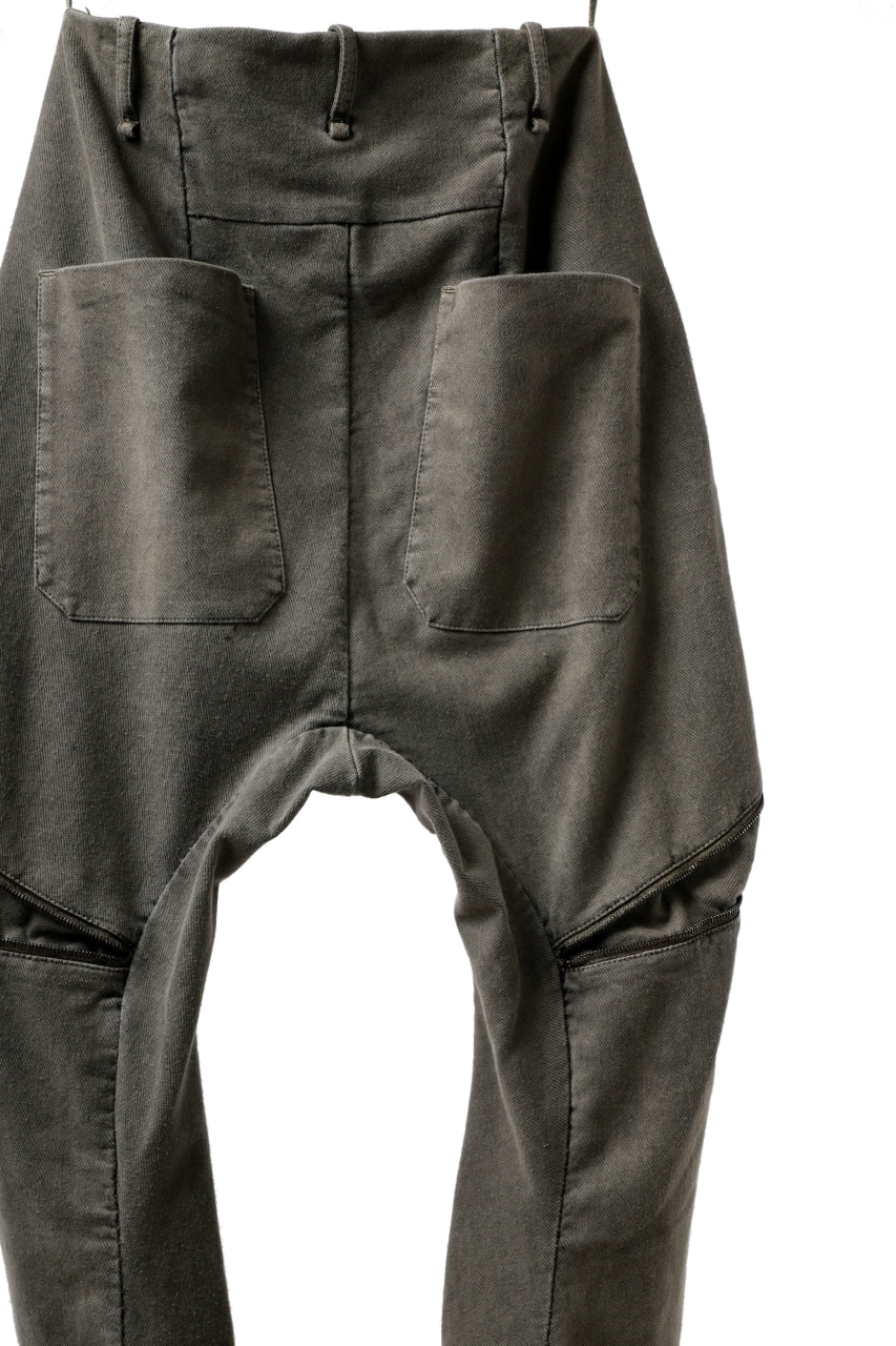 画像をギャラリービューアに読み込む, masnada ICONIC ZIP PANTS / STRETCH REPURPOSED COTTON (DUST)