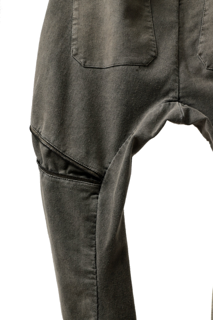 画像をギャラリービューアに読み込む, masnada ICONIC ZIP PANTS / STRETCH REPURPOSED COTTON (DUST)