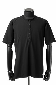 Load image into Gallery viewer, ierib raw edge Tee type-H  / light jersey (BLACK)