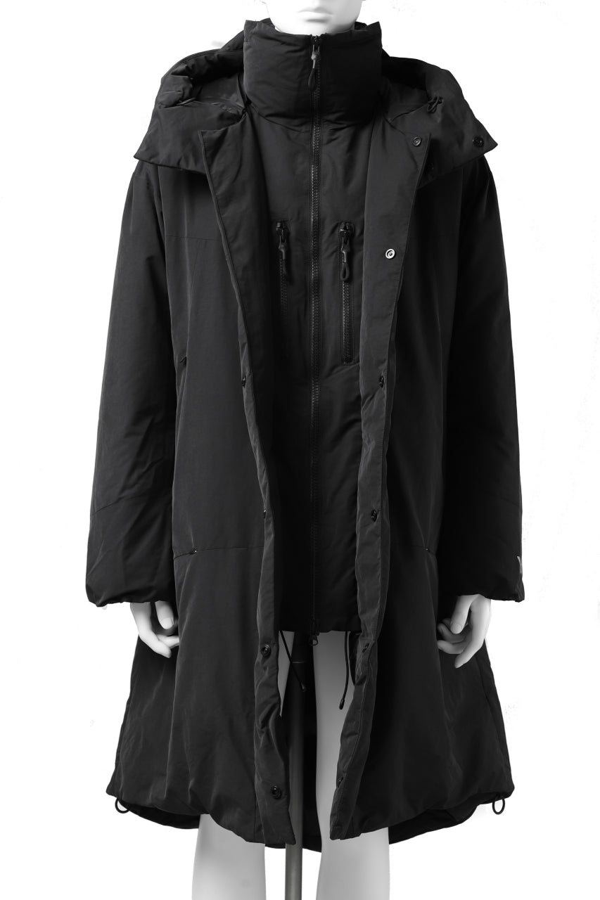 画像をギャラリービューアに読み込む, Y-3 Yohji Yamamoto M CH2 DOWN COAT  / SUEDED POLY (BLACK)