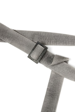 画像をギャラリービューアに読み込む, BORIS BIDJAN SABERI FABRIC & PLATE BELT / OBJECT DYED "BELT5-SIN" (CARBON GREY)