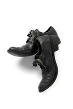 画像をギャラリービューアに読み込む, A DICIANNOVEVENTITRE A1923 DERBY SHOES 033N / HORSE FIORE OILED LEATHER (NERO)