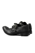 画像をギャラリービューアに読み込む, A DICIANNOVEVENTITRE A1923 DERBY SHOES 033N / HORSE FIORE OILED LEATHER (NERO)