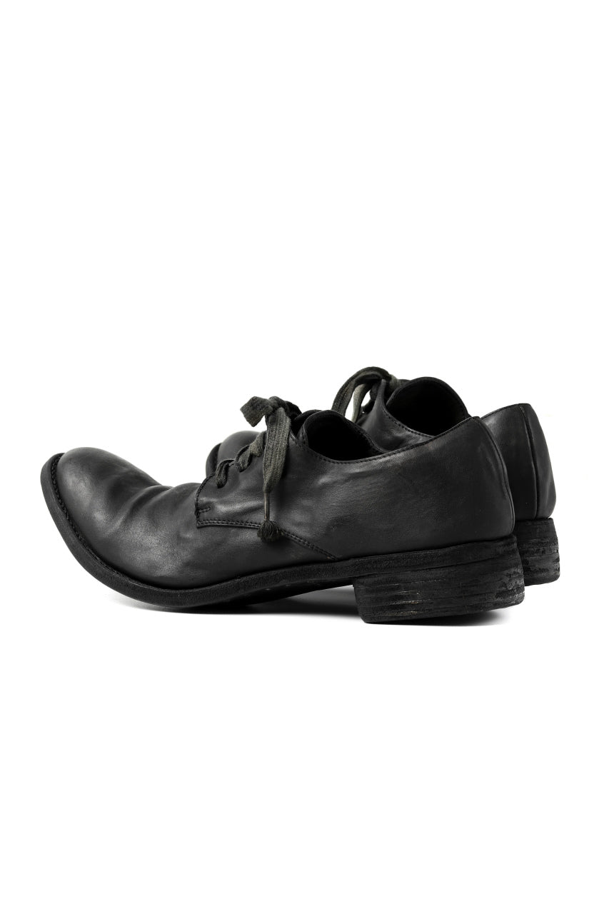 画像をギャラリービューアに読み込む, A DICIANNOVEVENTITRE A1923 DERBY SHOES 033N / HORSE FIORE OILED LEATHER (NERO)
