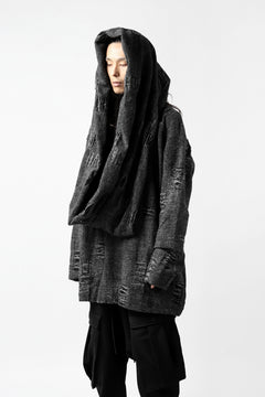画像をギャラリービューアに読み込む, KLASICA SOULO TWIST SEWN SNOOD / TECH INTERSIA PILE (MIX GREY)