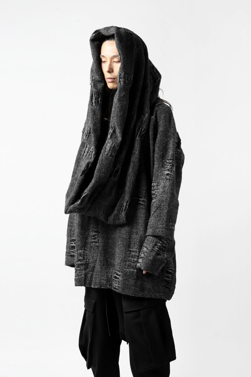 画像をギャラリービューアに読み込む, KLASICA SOULO TWIST SEWN SNOOD / TECH INTERSIA PILE (MIX GREY)