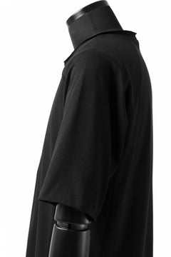 Load image into Gallery viewer, ierib raw edge Tee type-H  / light jersey (BLACK)