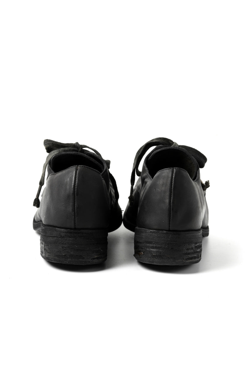 画像をギャラリービューアに読み込む, A DICIANNOVEVENTITRE A1923 DERBY SHOES 033N / HORSE FIORE OILED LEATHER (NERO)