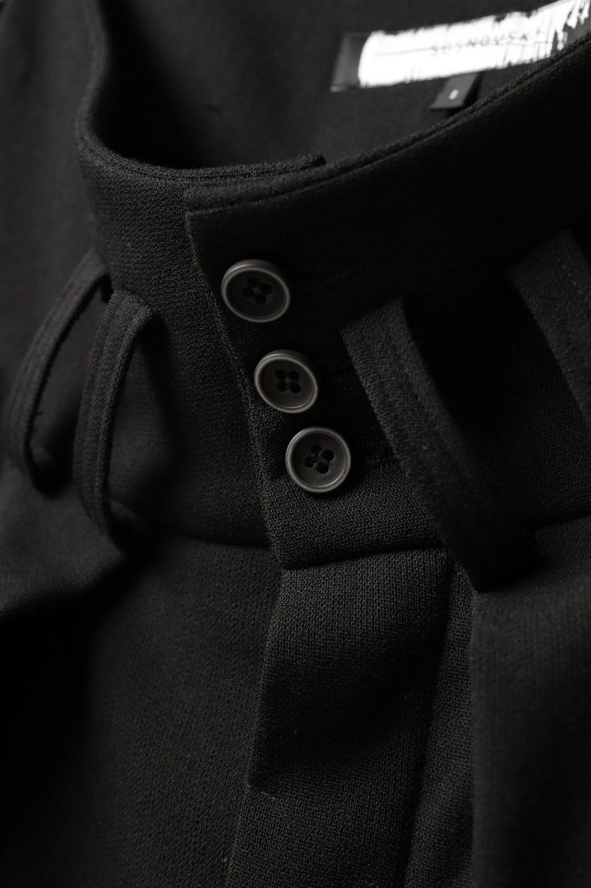 画像をギャラリービューアに読み込む, SOSNOVSKA exclusive CLOWN STYLE PANTS / WOOL STRETCH (BLACK)