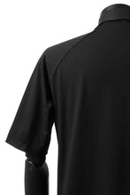 Load image into Gallery viewer, ierib raw edge Tee type-H  / light jersey (BLACK)