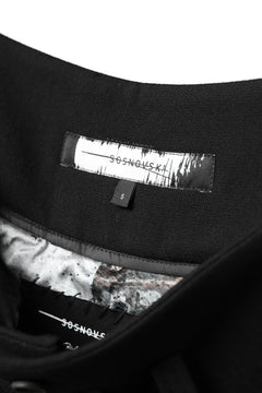 画像をギャラリービューアに読み込む, SOSNOVSKA exclusive CLOWN STYLE PANTS / WOOL STRETCH (BLACK)
