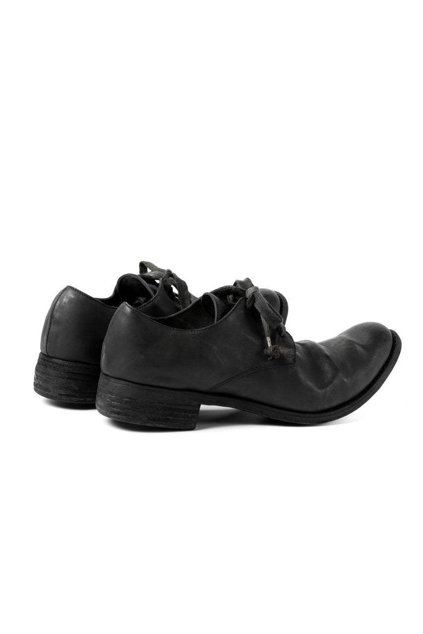画像をギャラリービューアに読み込む, A DICIANNOVEVENTITRE A1923 DERBY SHOES 033N / HORSE FIORE OILED LEATHER (NERO)