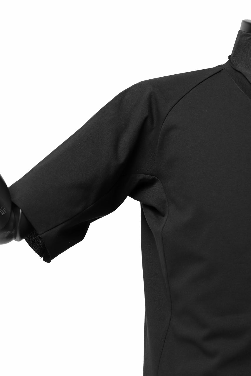 Load image into Gallery viewer, ierib raw edge Tee type-H  / light jersey (BLACK)