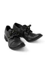 画像をギャラリービューアに読み込む, A DICIANNOVEVENTITRE A1923 DERBY SHOES 033N / HORSE FIORE OILED LEATHER (NERO)
