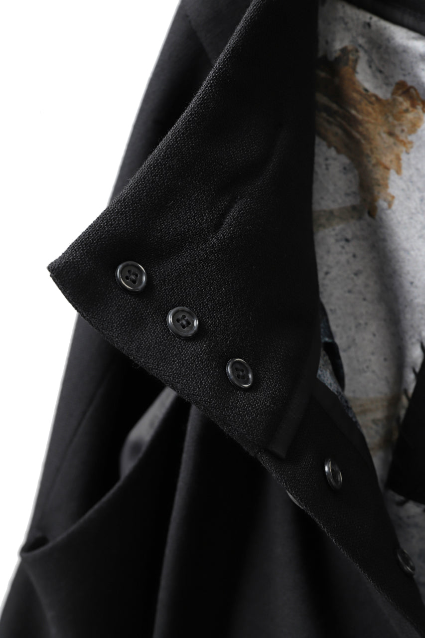画像をギャラリービューアに読み込む, SOSNOVSKA exclusive CLOWN STYLE PANTS / WOOL STRETCH (BLACK)