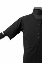 Load image into Gallery viewer, ierib raw edge Tee type-H  / light jersey (BLACK)