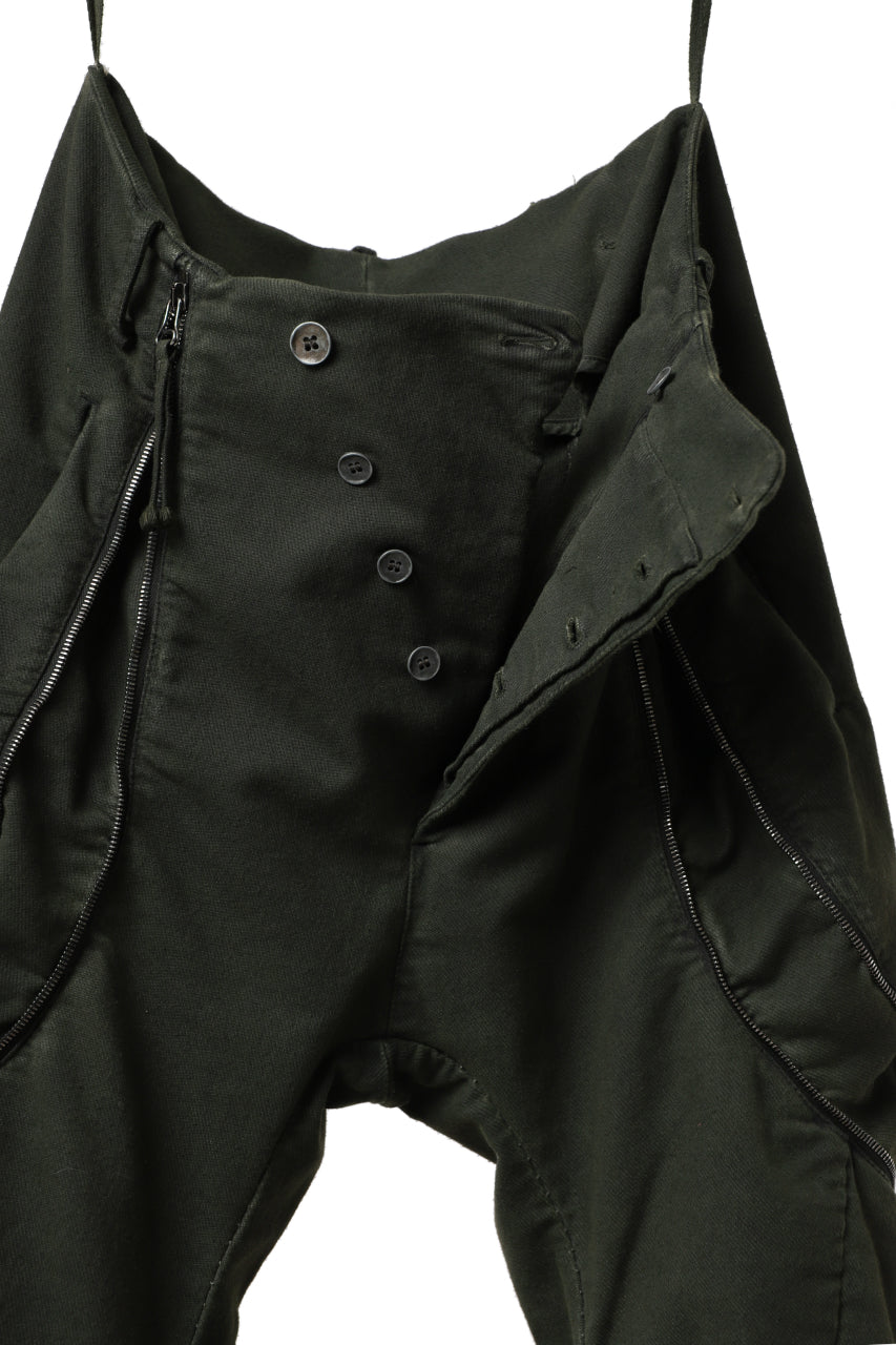 画像をギャラリービューアに読み込む, masnada ICONIC ZIP PANTS / STRETCH REPURPOSED COTTON (LEGION)