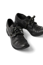 画像をギャラリービューアに読み込む, A DICIANNOVEVENTITRE A1923 DERBY SHOES 033N / HORSE FIORE OILED LEATHER (NERO)