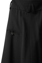 画像をギャラリービューアに読み込む, SOSNOVSKA exclusive CLOWN STYLE PANTS / WOOL STRETCH (BLACK)