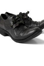 画像をギャラリービューアに読み込む, A DICIANNOVEVENTITRE A1923 DERBY SHOES 033N / HORSE FIORE OILED LEATHER (NERO)