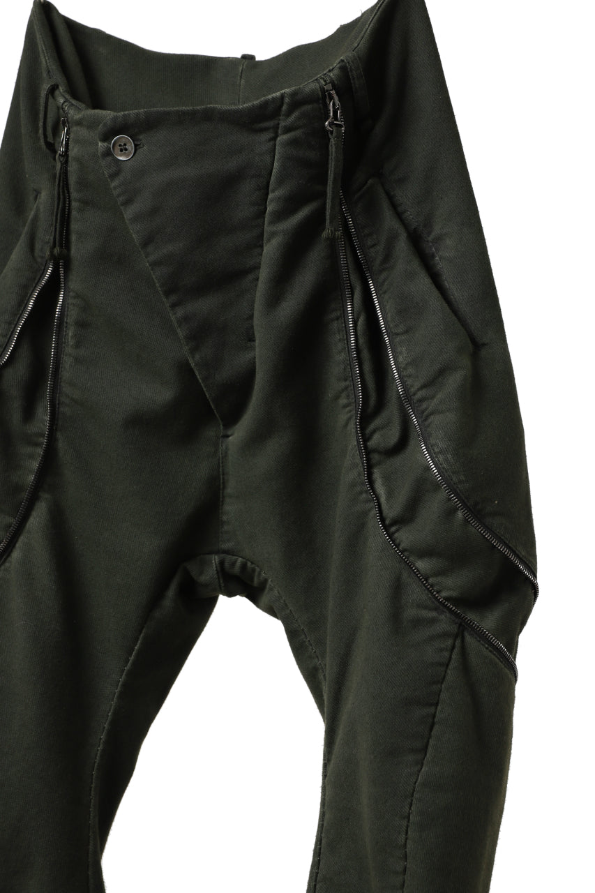 画像をギャラリービューアに読み込む, masnada ICONIC ZIP PANTS / STRETCH REPURPOSED COTTON (LEGION)