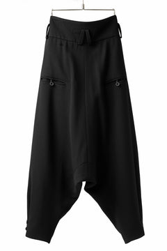 画像をギャラリービューアに読み込む, SOSNOVSKA exclusive CLOWN STYLE PANTS / WOOL STRETCH (BLACK)