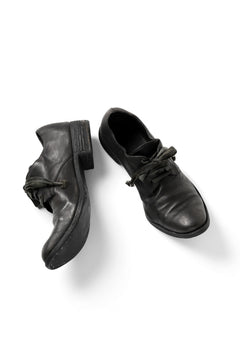画像をギャラリービューアに読み込む, A DICIANNOVEVENTITRE A1923 DERBY SHOES 033N / HORSE FIORE OILED LEATHER (NERO)
