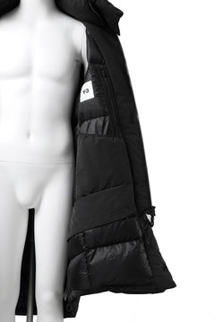 画像をギャラリービューアに読み込む, Y-3 Yohji Yamamoto M CH2 DOWN COAT  / SUEDED POLY (BLACK)