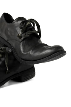 画像をギャラリービューアに読み込む, A DICIANNOVEVENTITRE A1923 DERBY SHOES 033N / HORSE FIORE OILED LEATHER (NERO)