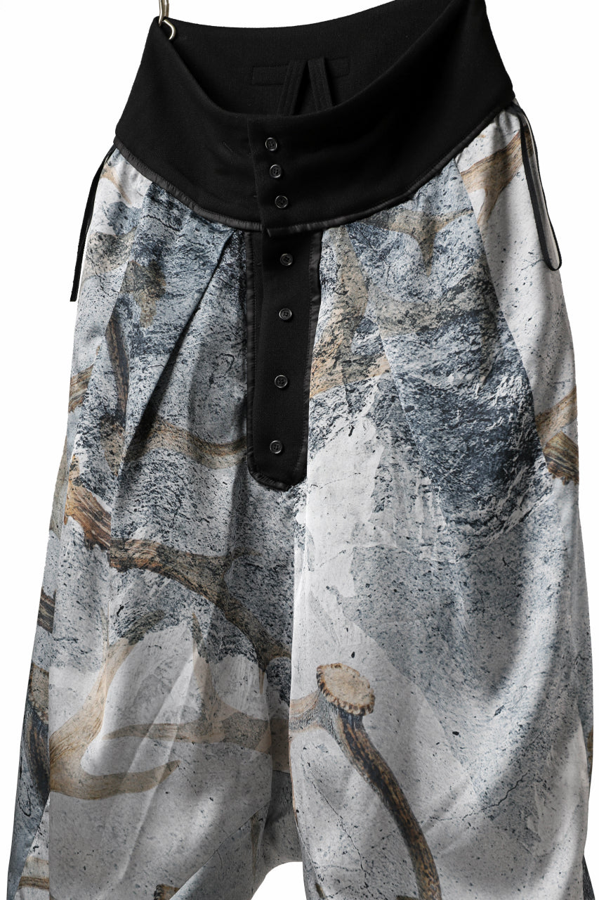 画像をギャラリービューアに読み込む, SOSNOVSKA exclusive CLOWN STYLE PANTS / WOOL STRETCH (BLACK)