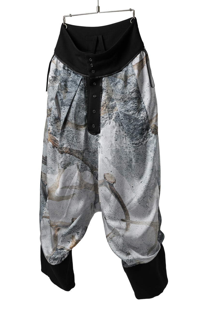 画像をギャラリービューアに読み込む, SOSNOVSKA exclusive CLOWN STYLE PANTS / WOOL STRETCH (BLACK)
