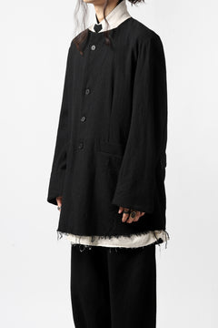画像をギャラリービューアに読み込む, KLASICA BASTILLE PILGRIM BLAZER / OFF TWEED WOOL (BLACK)