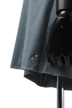 Load image into Gallery viewer, ierib exclusive raw edge Tee type-R  / light jersey (BLUE GREY)
