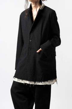 画像をギャラリービューアに読み込む, KLASICA BASTILLE PILGRIM BLAZER / OFF TWEED WOOL (BLACK)