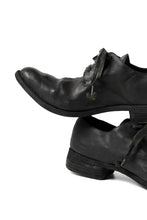 画像をギャラリービューアに読み込む, A DICIANNOVEVENTITRE A1923 DERBY SHOES 033N / HORSE FIORE OILED LEATHER (NERO)