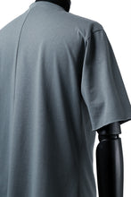 Load image into Gallery viewer, ierib exclusive raw edge Tee type-R  / light jersey (BLUE GREY)