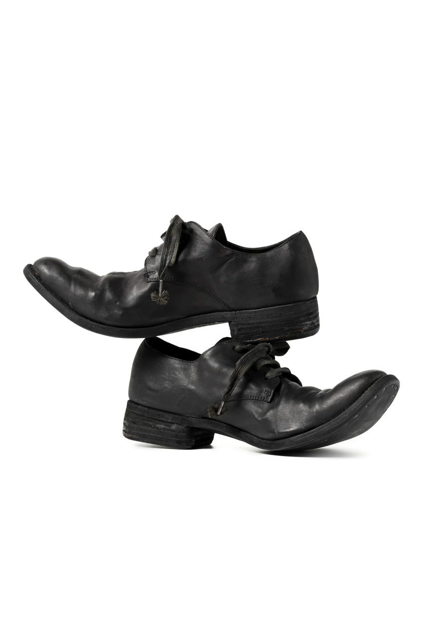 画像をギャラリービューアに読み込む, A DICIANNOVEVENTITRE A1923 DERBY SHOES 033N / HORSE FIORE OILED LEATHER (NERO)