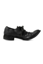 画像をギャラリービューアに読み込む, A DICIANNOVEVENTITRE A1923 DERBY SHOES 033N / HORSE FIORE OILED LEATHER (NERO)
