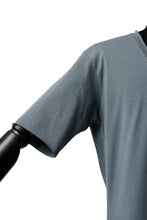 Load image into Gallery viewer, ierib exclusive raw edge Tee type-R  / light jersey (BLUE GREY)