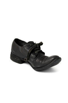 画像をギャラリービューアに読み込む, A DICIANNOVEVENTITRE A1923 DERBY SHOES 033N / HORSE FIORE OILED LEATHER (NERO)