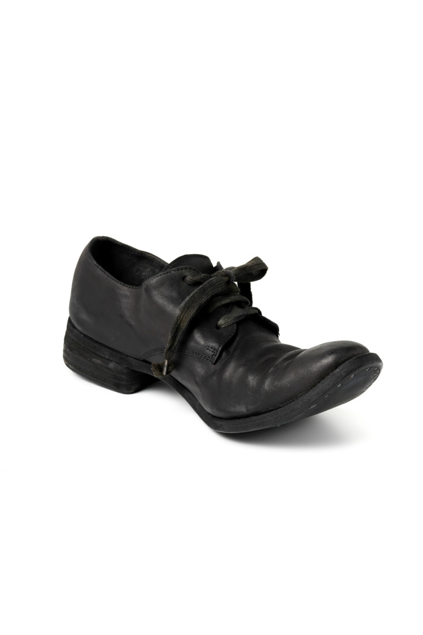 画像をギャラリービューアに読み込む, A DICIANNOVEVENTITRE A1923 DERBY SHOES 033N / HORSE FIORE OILED LEATHER (NERO)