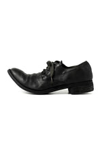 画像をギャラリービューアに読み込む, A DICIANNOVEVENTITRE A1923 DERBY SHOES 033N / HORSE FIORE OILED LEATHER (NERO)