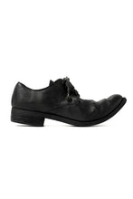 画像をギャラリービューアに読み込む, A DICIANNOVEVENTITRE A1923 DERBY SHOES 033N / HORSE FIORE OILED LEATHER (NERO)