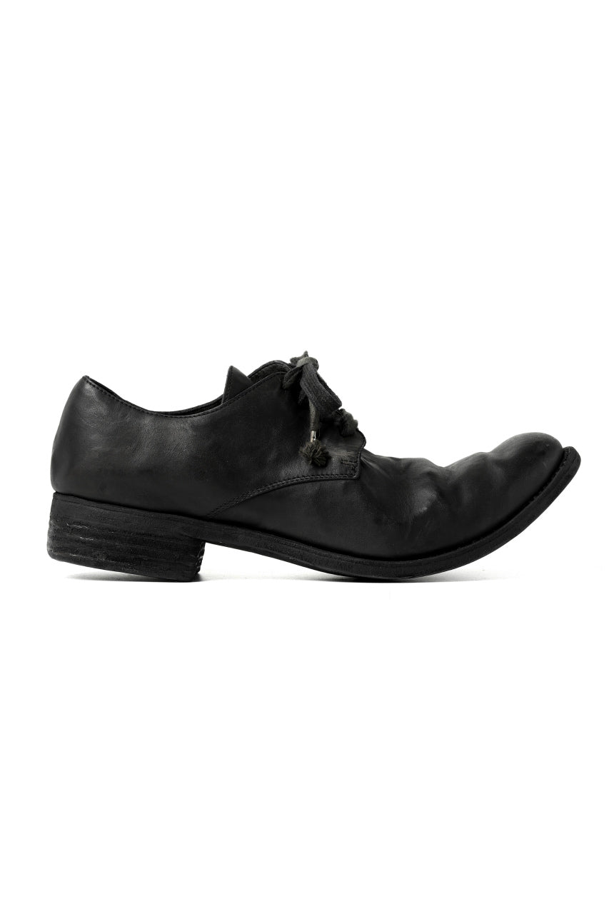画像をギャラリービューアに読み込む, A DICIANNOVEVENTITRE A1923 DERBY SHOES 033N / HORSE FIORE OILED LEATHER (NERO)