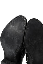 画像をギャラリービューアに読み込む, A DICIANNOVEVENTITRE A1923 DERBY SHOES 033N / HORSE FIORE OILED LEATHER (NERO)