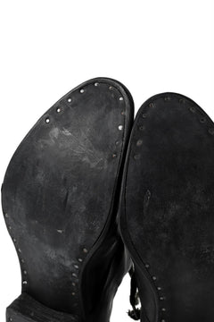 画像をギャラリービューアに読み込む, A DICIANNOVEVENTITRE A1923 DERBY SHOES 033N / HORSE FIORE OILED LEATHER (NERO)